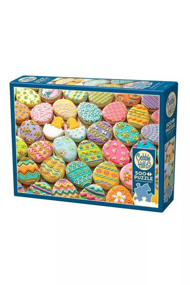 Puzzle 500 el. Wielkanocne ciasteczka Cobble Hill