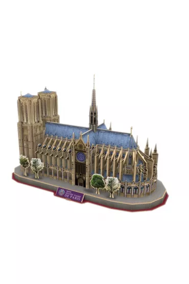Puzzle 3D Notre Dame de Paris - Zestaw XL Cubic Fun