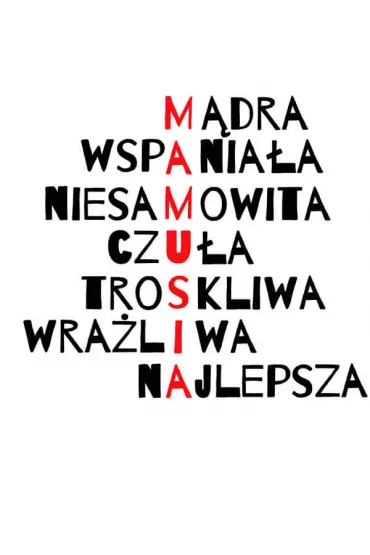 Mamusia - plakat 29,7x42 cm
