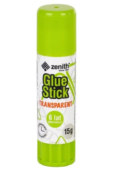 Zenith Klej w sztyfcie transparentny 15 g