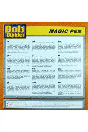 Magic Pen Bob Budowniczy