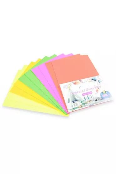 Polsirhurt Tektura A4 falista fluo 10 szt.