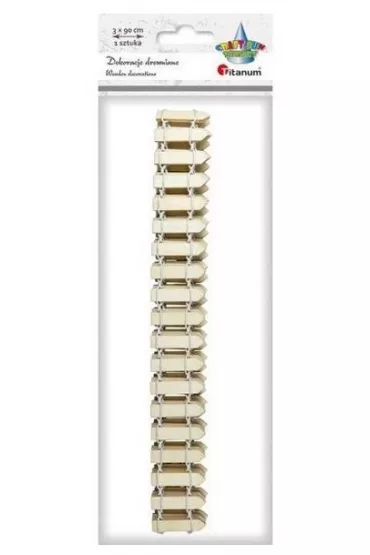 Titanum Drewniany p�otek 90 cm, 30x7x2 mm