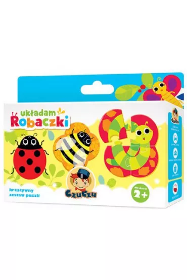 Puzzle Uk�adam robaczki Bright Junior Media