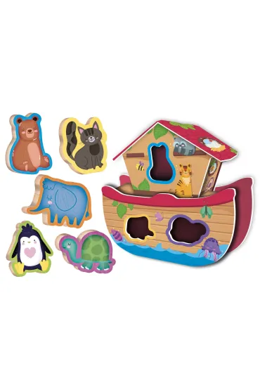 Montessori baby wood animal fun Lisciani
