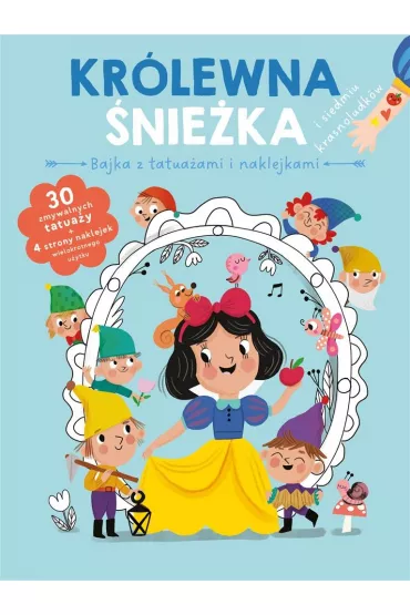 Kr�lewna �nie�ka. Bajka z tatua�ami i naklejkami