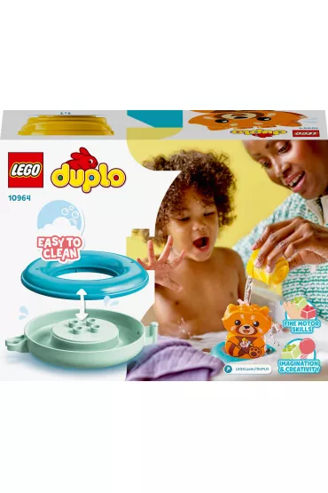 LEGO DUPLO Zabawa w kpieli: pywajca czerwona panda 10964