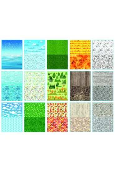 Happy Color Blok z motywami NATURA A4 30 motyw�w 80g 15 kartek
