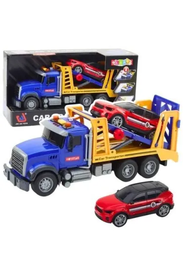 Ci�ar�wka laweta transporter �wiat�a d�wi�ki LeanToys