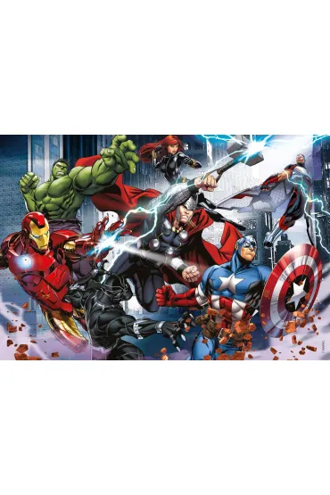 Puzzle dwustronne 108 el. Marvel Avengers Lisciani