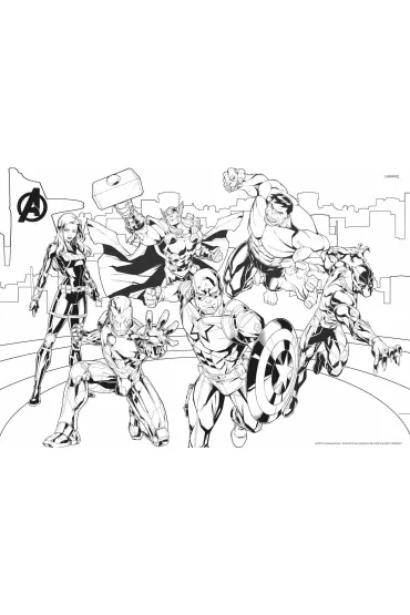 Puzzle dwustronne 108 el. Marvel Avengers Lisciani