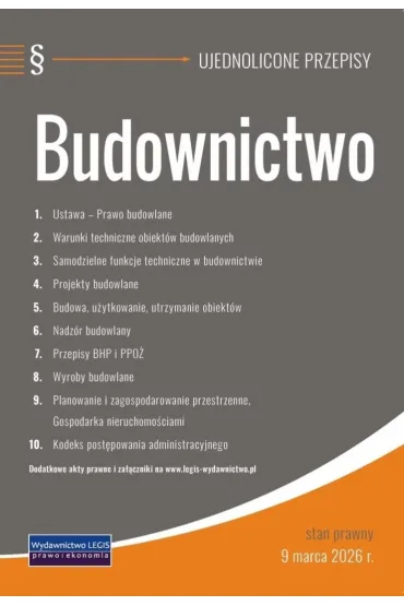 Budownictwo - ujednolicone przepisy