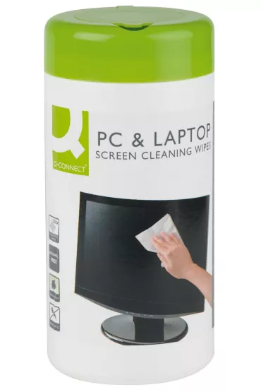 Q-connect �ciereczki do czyszczenia ekran�w tuba 100 szt.