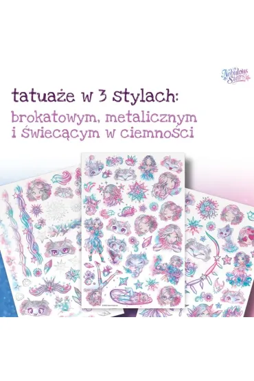 Tatua�e dla dzieci Estrelia 3 arkusze Nebulous Stars