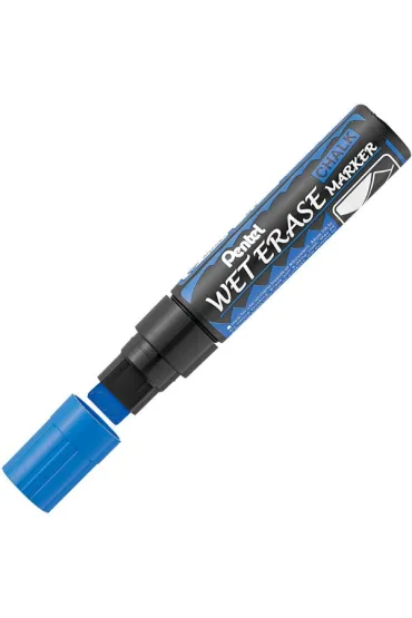 Pentel Marker kredowy ko�c. 10 x 15 mm niebieski Wet Erase SMW56-CO