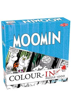 Puzzle 1000 el. Puzzle Moomin Color-in do kolorowania Tactic