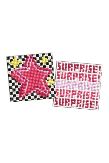Diamentowa mozaika na magnes - LOL Gwiazda 9x9cm Ideyka