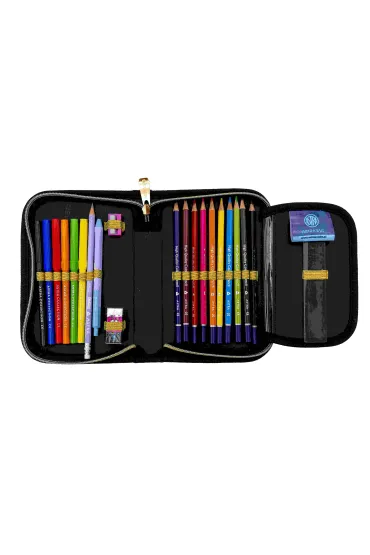 Pi�rnik pojedynczy jednoklapkowy z wyposa�eniem Astrabag Fluffy Kitty Black AC11