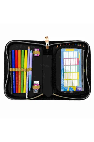 Pi�rnik pojedynczy jednoklapkowy z wyposa�eniem Astrabag Fluffy Kitty Black AC11