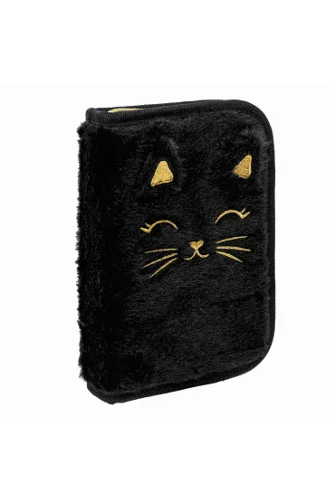 Pi�rnik pojedynczy jednoklapkowy z wyposa�eniem Astrabag Fluffy Kitty Black AC11