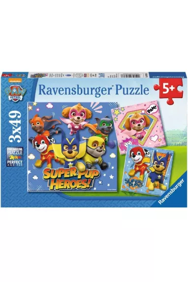 Puzzle Patrol 3 x 49 el. Psi Patrol Ravensburger