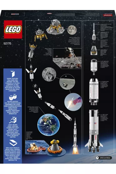 LEGO Ideas Rakieta NASA Apollo Saturn V 92176
