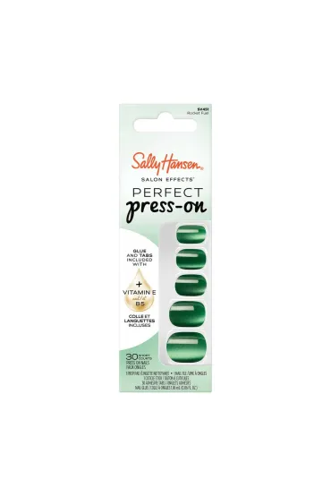 Sally Hansen Salon Effects Perfect Press On sztuczne paznokcie samoprzylepne Rocket Fuel 30 szt.