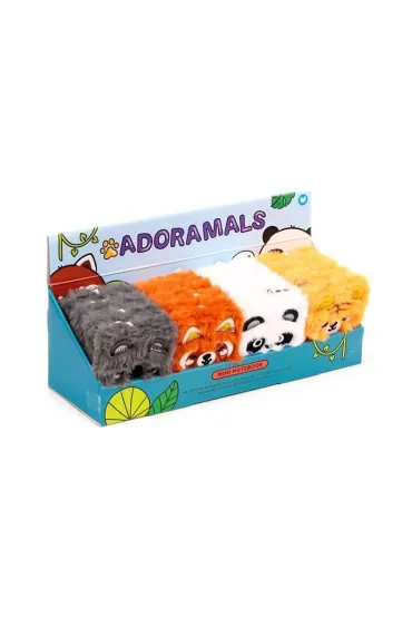 Puckator Notatnik pluszowy A7 Adoramals Wild MIX