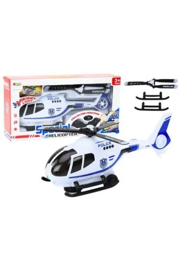 Helikopter policyjny ze �wiat�em i d�wi�kiem LeanToys