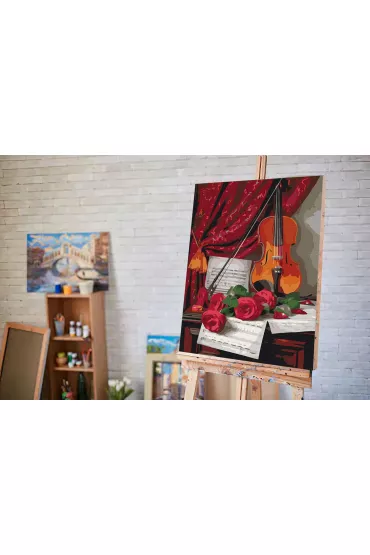 Twoje Hobby Malowanie po numerach - Muzyka kwiat�w 40x50cm