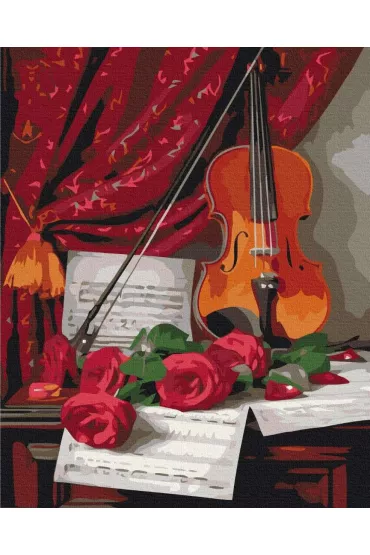 Twoje Hobby Malowanie po numerach - Muzyka kwiat�w 40x50cm
