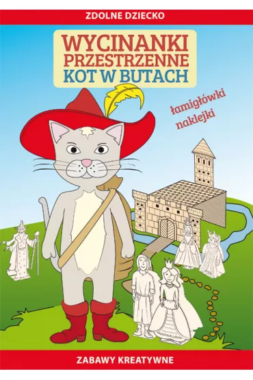 Wycinanki przestrzenne Kot w butach - Beata Guzowska, Micha Matwijow