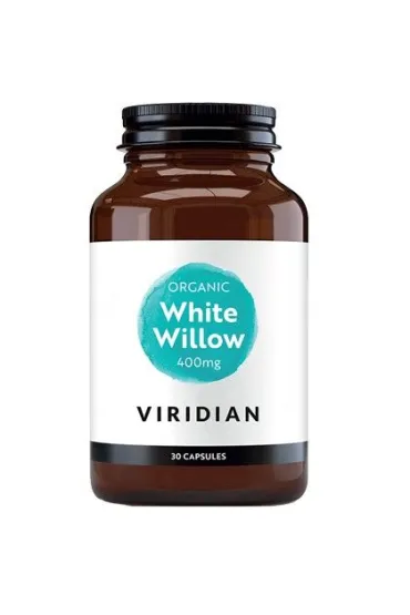 Viridian Ekologiczna kora wierzby bia�ej Suplement diety 30 kaps. Bio