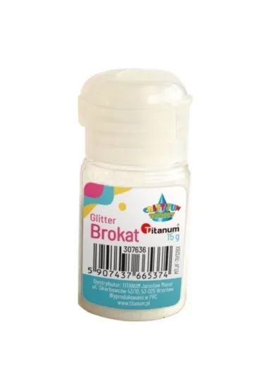 Brokat Craft-Fun Series 307636 bia�y 15 g