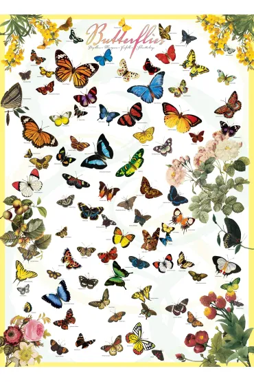 Puzzle 1000 el. Motyle Eurographics