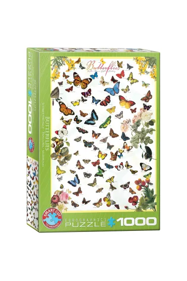 Puzzle 1000 el. Motyle Eurographics