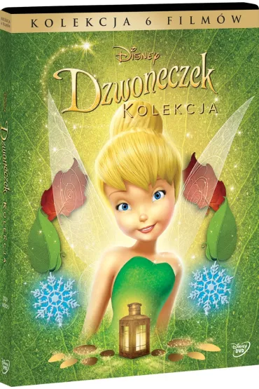 Pakiet 6 film�w: Dzwoneczek, Dzwoneczek i zaginiony skarb, Dzwoneczek i sekret magicznych skrzyde�, Dzwoneczek i uczynne wr�ki, Dzwoneczek i tajemnica pirat�w, Dzwoneczek i bestia z Nibylandii (6 DVD)