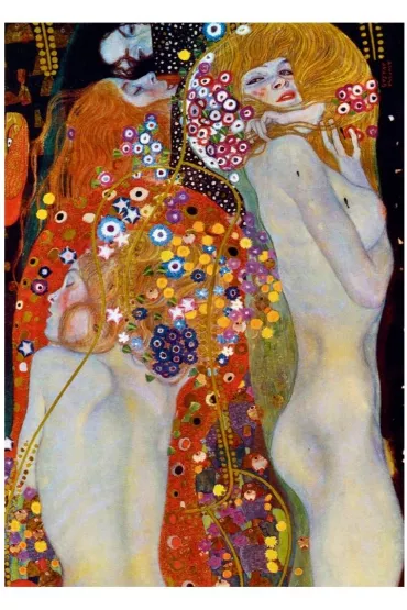 Puzzle 1000 el. Wodne serpentyny, II Gustav Klimt Bluebird Puzzle