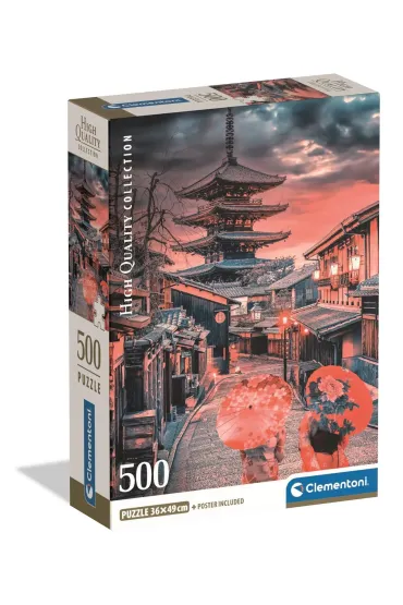 Puzzle 500 el. Evening In Kyoto Clementoni