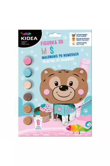 Malowanie po numerach - Figurka 3D Mi� Derform