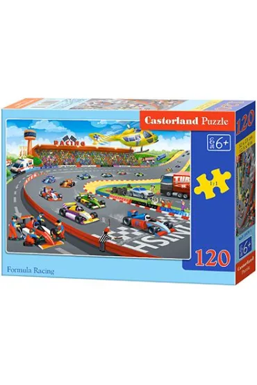 Puzzle 120 el. Wy�cigi formu�y Castorland