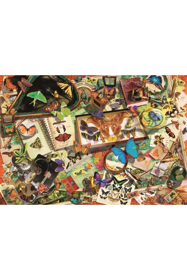 Puzzle 500 el. High Quality Collection. The Butterfly Collector Clementoni