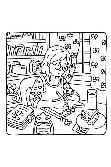 Cozy Girl Life. Przytulna kolorowanka o codziennych rado�ciach - Veronica  Jeanett