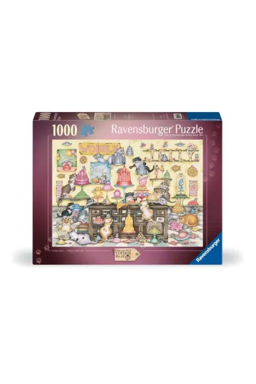 Puzzle 1000 el. 2D Crazy cats �elki Ravensburger