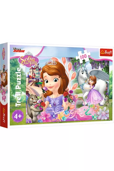 Puzzle 100 el. W kr�lestwie przyg�d Trefl