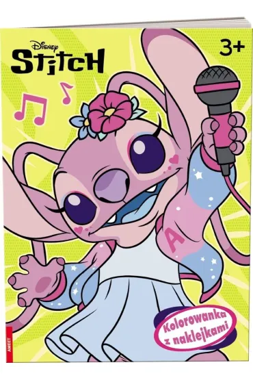 Disney Stitch. Kolorowanka z naklejkami