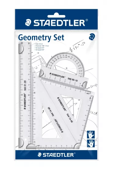 Staedtler Przybory do geometrii 4 elementy