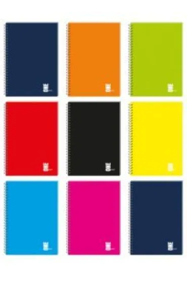 Interdruk Ko�ozeszyt A5 100 kartek kratka z perforacj� One Color