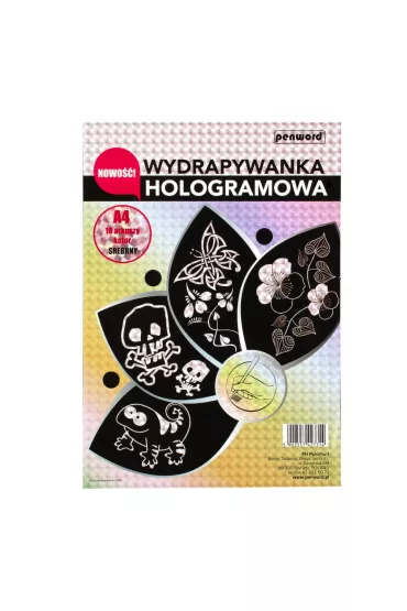 Polsirhurt Zestaw kreatywny wydrapywanka Holograf