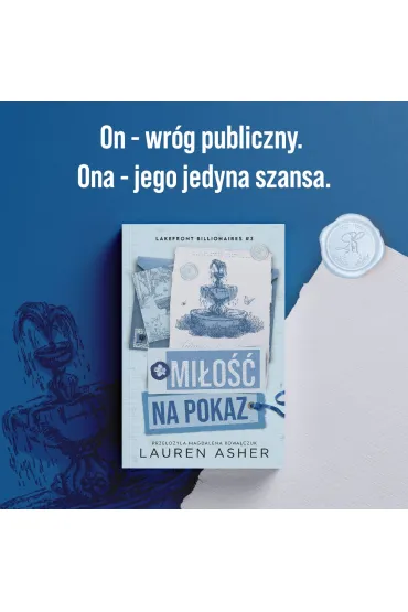 Mi�o�� na pokaz. Lakefront Billionaires. Tom 3 - Lauren Asher